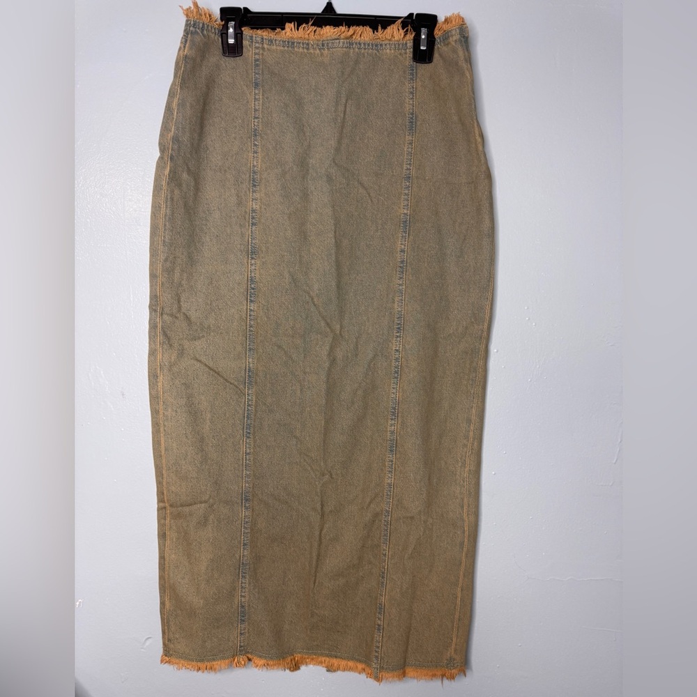 H&M Divided Beige Denim Skirt